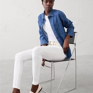 Banana Republic White Skinny Jeans Versatile Style